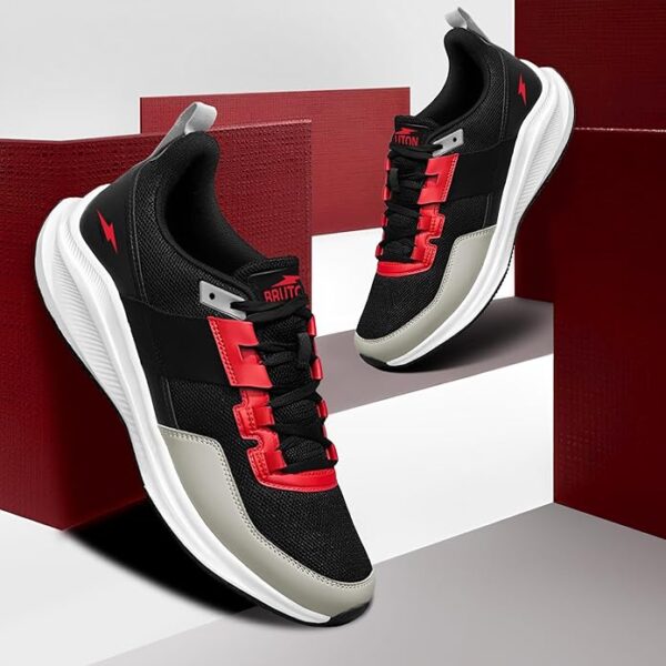 BRUTON EVA Lite Sport Shoes Running Shoes for Men- Black