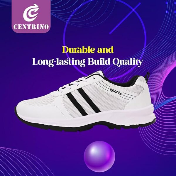 Centrino Sneaker for Men | Comfort & Style with Soft Cushioned Insole | Trendy Lace-Up Design for Casual Outfits (9201) - Image 4