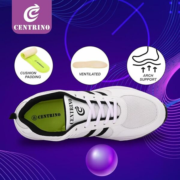 Centrino Sneaker for Men | Comfort & Style with Soft Cushioned Insole | Trendy Lace-Up Design for Casual Outfits (9201) - Image 3