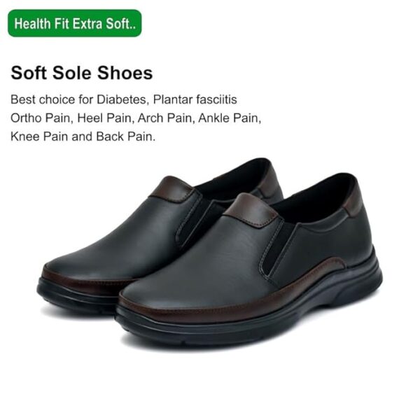 HEALTH FIT Orthopedic & Diabetic Shoes Breathable Soft Sole Ultra-Lightweight Shoes for Men's 1731 - Image 3