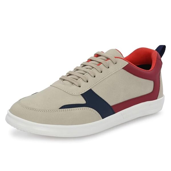 Centrino Men's Casual Shoes Fashion Lace Up Non-Slip Flats Trendy Stylish All Day Comfortable Lightweight Sneakers with Extra Comfort on Heel - Image 6