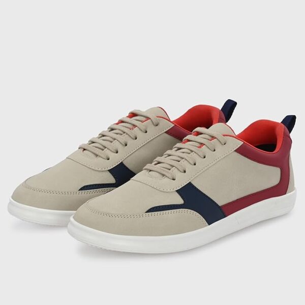 Centrino Men's Casual Shoes Fashion Lace Up Non-Slip Flats Trendy Stylish All Day Comfortable Lightweight Sneakers with Extra Comfort on Heel