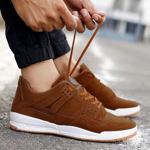 Bacca Bucci Men Suede Lace Up Sneaker Shoes - Image 5
