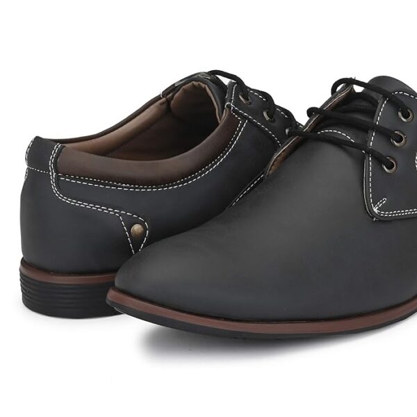 Centrino Men's Formal Classic Derby Lace-Up Formal Shoes for Office, Party,Wedding | Dress Shoes | Extra Cushioning Insole | Lightweight & Comfortable (7956) - Image 4