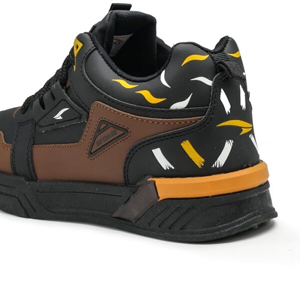 ASIAN Men CHICAGO-11 Stylish Casual Mid Top Sneakers and Trendy Shoes with Laces for Men & Boys | Perfect for Wearing to Outings, and Comfortable All-Day Use, Stylish and Durable - Image 4