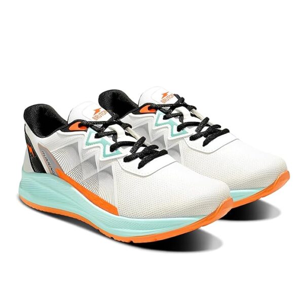 BRUTON EVA Lite Sport Shoes Running Shoes for Men- White