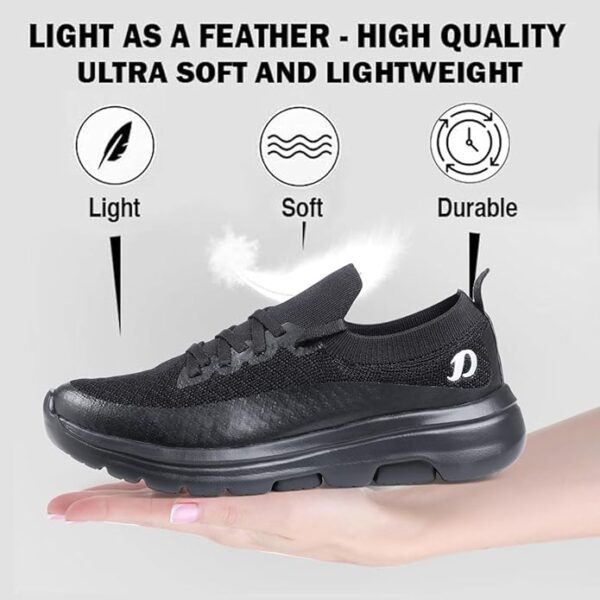 DOCTOR EXTRA SOFT Men's Lightweight Sports Shoes Memory Foam Cushioned Insole | Running Walking Gym Training Jogging Athletics | Comfortable & Stylish| Casual Slipon Sneaker Gent's Boy's DR-2006 - Image 4