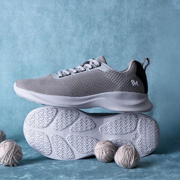 Neeman's Cloud Knit Sneakers for Men | Lightweight, Breathable & Supportive | Recycled Knit Upper with Cushioned Insole & Flexible EVA Sole - Image 5